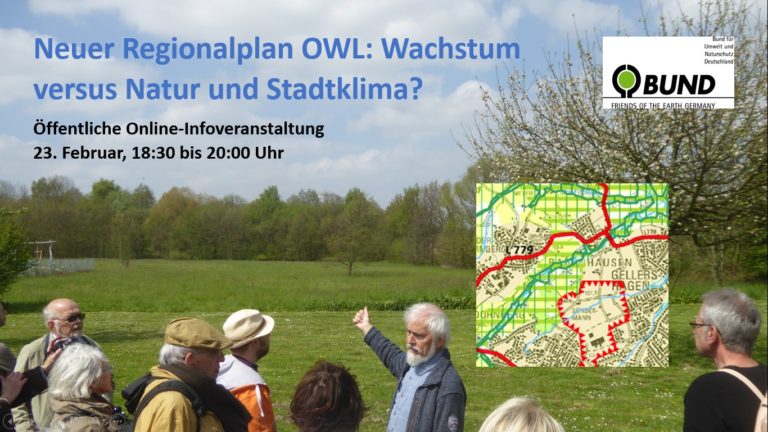 Neuer Regionalplan OWL – BUND-Zoomveranstaltung